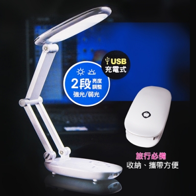 【SHernbao】內置充電鋰電池21顆LED摺疊照明燈